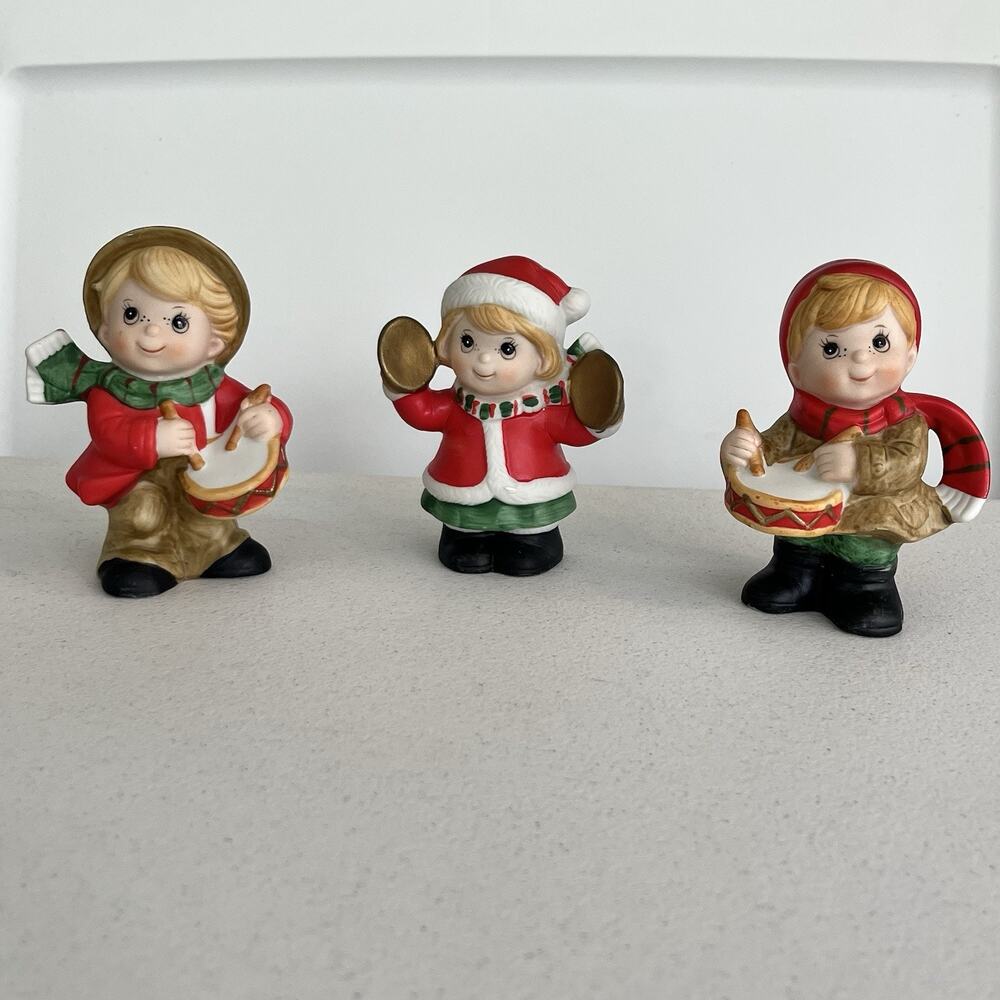 vintage homco christmas‎ kids band 5564 home interior 80s holiday decor